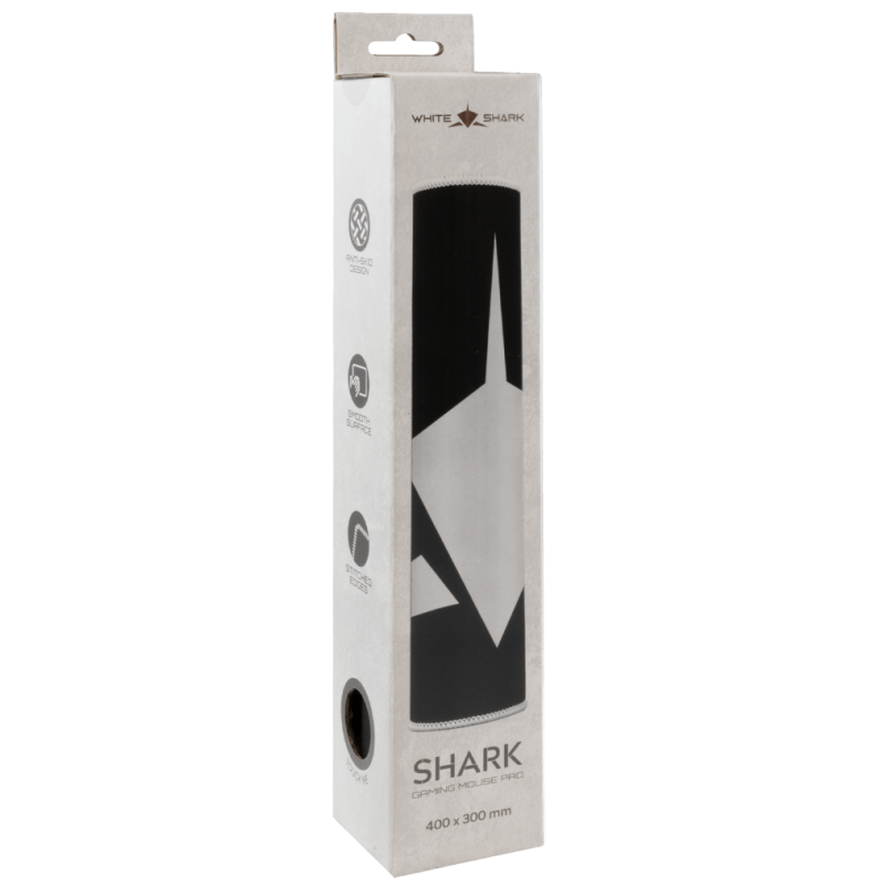 Tapis  Souris Gamer WHITE SHARK Requin MP-1966 / Noir