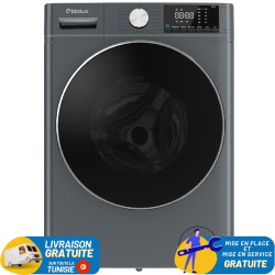 Machine À Laver Frontal Inverter BIOLUX MAXY-90S /  8Kg  / Silver