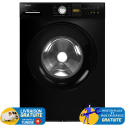 Machine à Laver Frontale Focus / 8 Kg / 1200 Tours / Noir / F.1208B