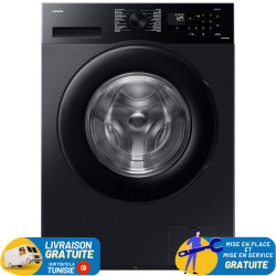 Machine à LAVER SAMSUNG 9KG INVERTER / Noir / WW90CG0EDABAS