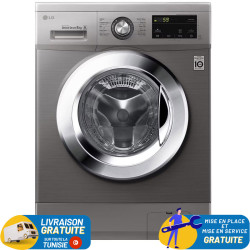 Lave linge Frontale LG FH2J3TNG5P 8Kg / DIRECT DRIVE / SILVER