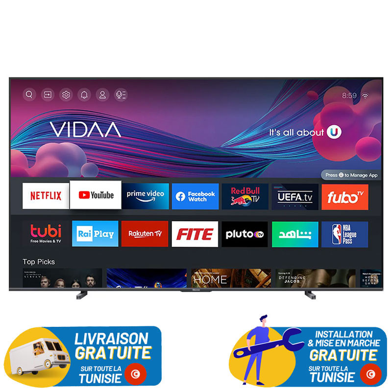 TV HISENSE 100'' QLED UHD 4K