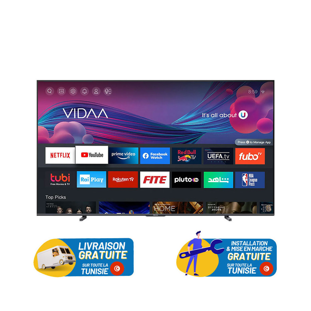 TV HISENSE 100'' QLED UHD 4K SMART + TV HISENSE 50” OFFERTE