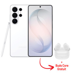 Smartphone Samsung Galaxy S26 Ultra 5G / 12 Go / 256 Go / Blanc + Buds Core Gratuit