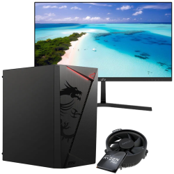 Setup Gamer Special Pc de Bureau Gaming / Ryzen 5 Pro 5655G / Vega 7 / 16 Go Avec Écran Uniview MW-LC22-E 22" FHD / 100 Hz