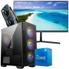 Setup Gamer Special Pc de Bureau Gaming / i5-11400F / GTX 1650 4G / 8 Go Avec Écran Uniview MW-LC22-E 22" Full HD LED / 100 Hz