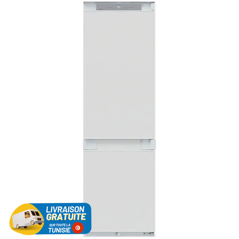 Réfrigérateur HOOVER No Frost Encastrable Combiné 251 Litres / Blanc