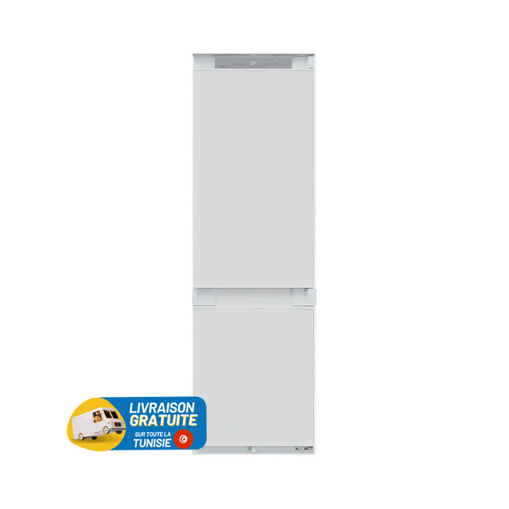 Réfrigérateur HOOVER No Frost Encastrable Combiné 251 Litres / Blanc