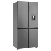 REFRIGERATEUR HOOVER SIDE BY SIDE INVERTER No Frost 463 Litres / HHCR3818EWPL / GRIS TITANIUM / Avec distributeur d'eau