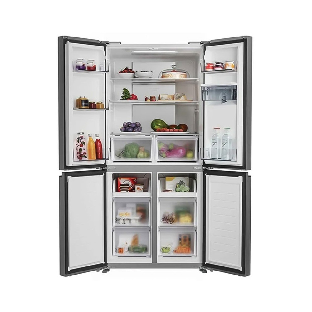 REFRIGERATEUR No Frost INVERTER SIDE BY SIDE 463 Litres / GRIS TITANIUM / Avec distributeur d'eau