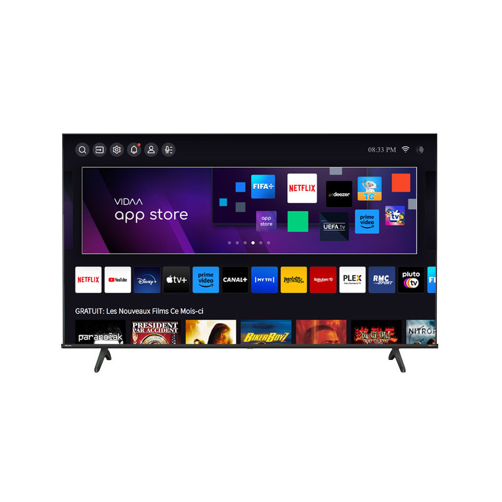 TV HISENSE A6N 55" Smart Série 4K UHD / Noir