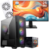 Setup Gamer Special Pc de Bureau Gaming / Ryzen 5 3600 / RX 9060 XT 8G / 16 Go Avec Écran Gaming MSI 24.5" Full HD / IPS / 144 Hz