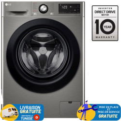 Lave linge Frontale LG F4R3VYG6P 9Kg / Smart AI DD VIVACE / Silver