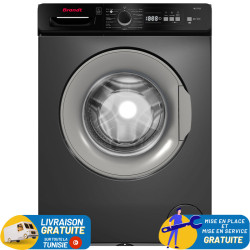 MACHINE À LAVER FRONTALE BRANDT BLF742S / 7KG / Silver