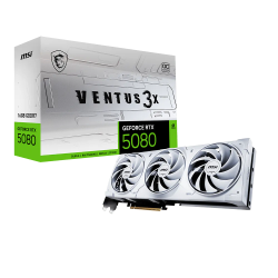 Carte graphique MSI GeForce RTX 5080 VENTUS 3X OC WHITE / 16 Go GDDR7