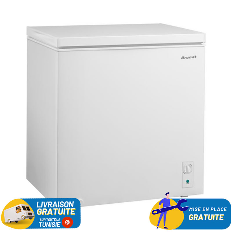 Congélateur Horizontal Brandt BFK720MSW / 200Litres / Blanc
