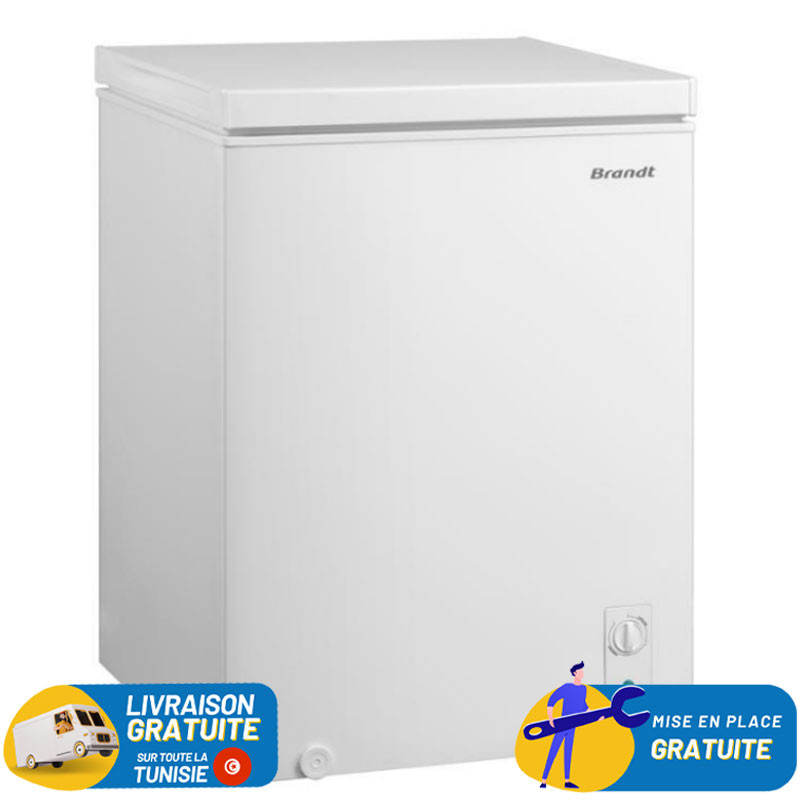 Congélateur Horizontal Brandt BFK727MSW / 240L / Blanc