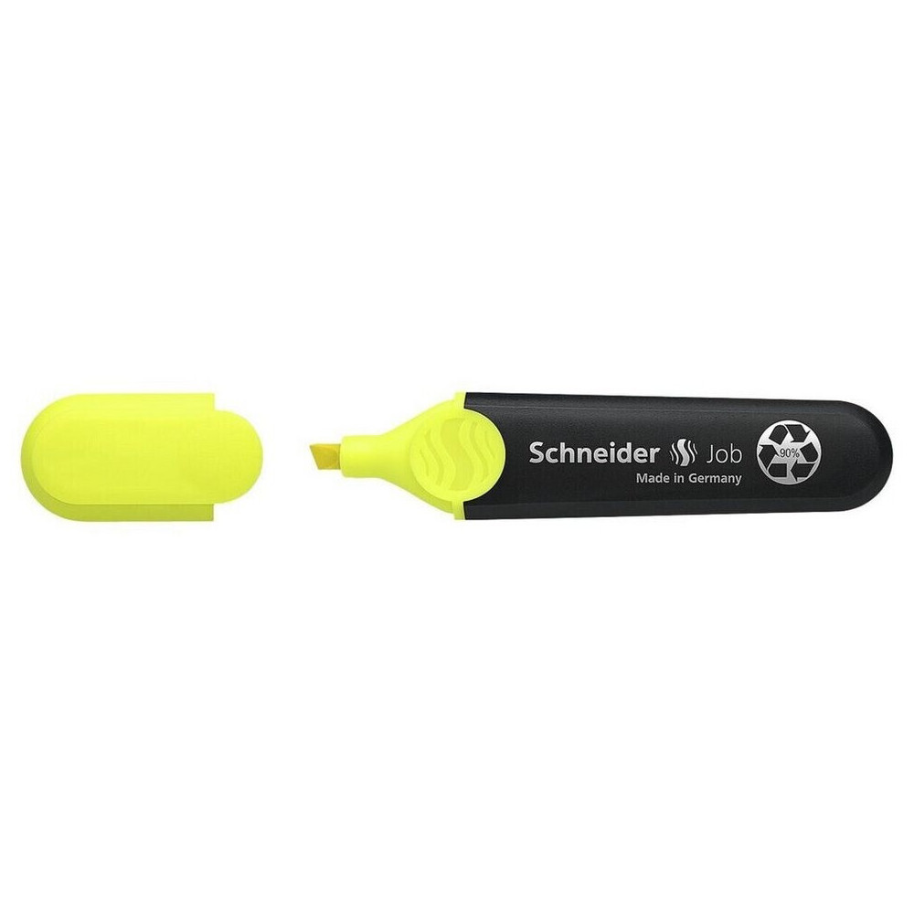 Pack de 10 SURLIGNEUR Schneider  JOB 150 / JAUNE