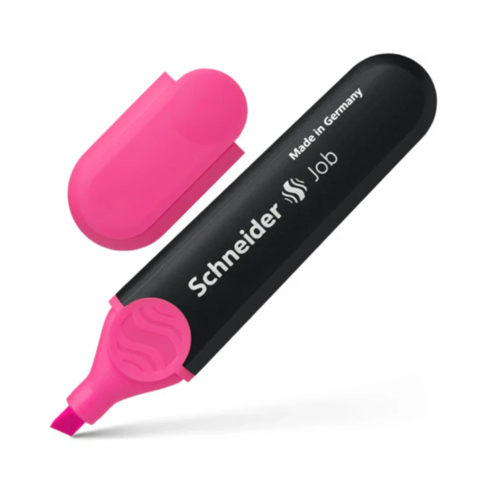 Pack de 10 Surligneur Fluo JOB SCHNEIDER / Rose