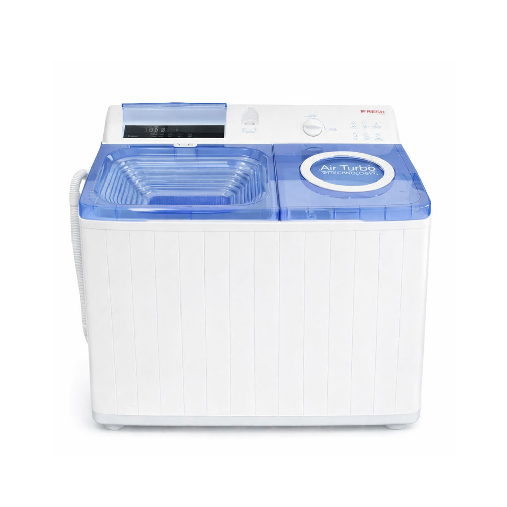 Lave Linge FRESH Semi Automatique DIGITAL 15kg / Blanc et Bleu