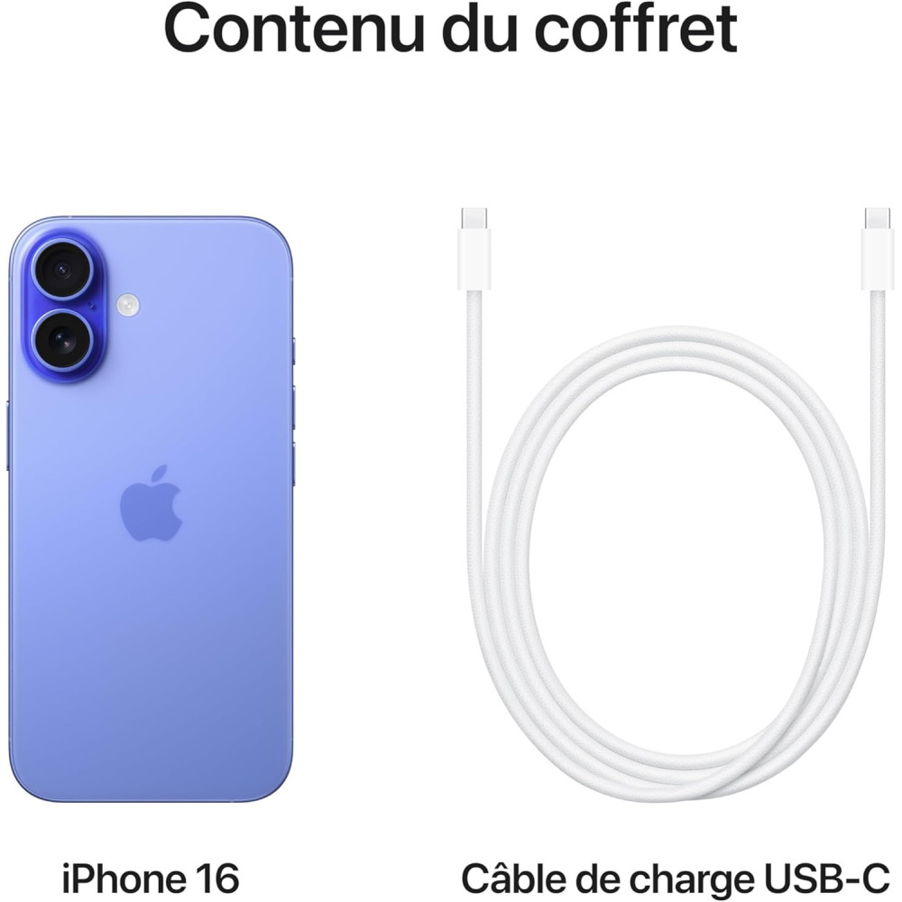 Apple iPhone 16 128 Go 5G / Ultramarine