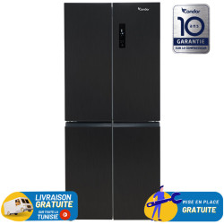 Réfrigérateur CONDOR No Frost INVERTER Side by Side 424 Litres / Dark Inox