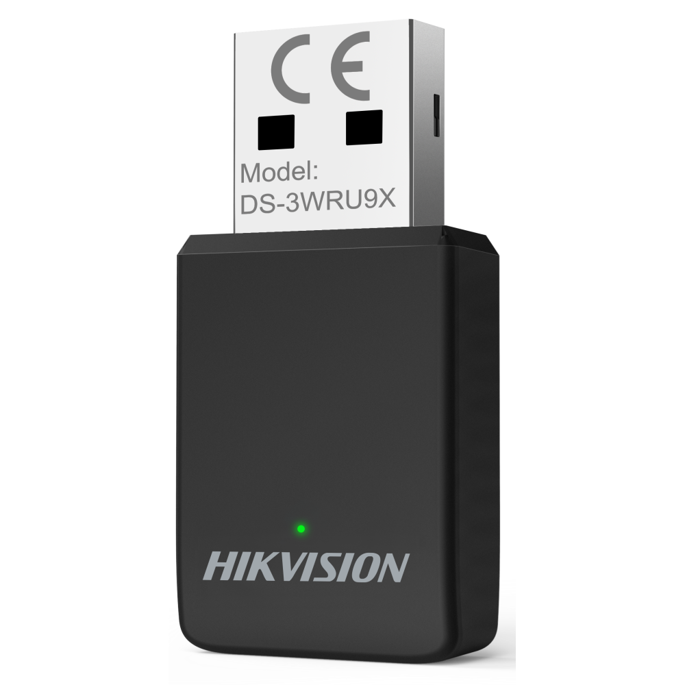 Adaptateur Hikvision USB Nano Wi-Fi 6 AX900 / Noir