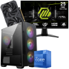 Setup Gamer Special Pc de Bureau Gaming / i7-12700F / RTX 5050 8G / 16 Go Avec Écran Gaming MSI MAG 255F E20 24.5" Full HD IPS / 200 Hz