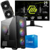 Setup Gamer Special Pc de Bureau Gaming / i5-11400F / RTX 5060 Ti 8G / 16 Go Avec Écran Gaming MSI MAG 255F E20 24.5" Full HD IPS / 200 Hz