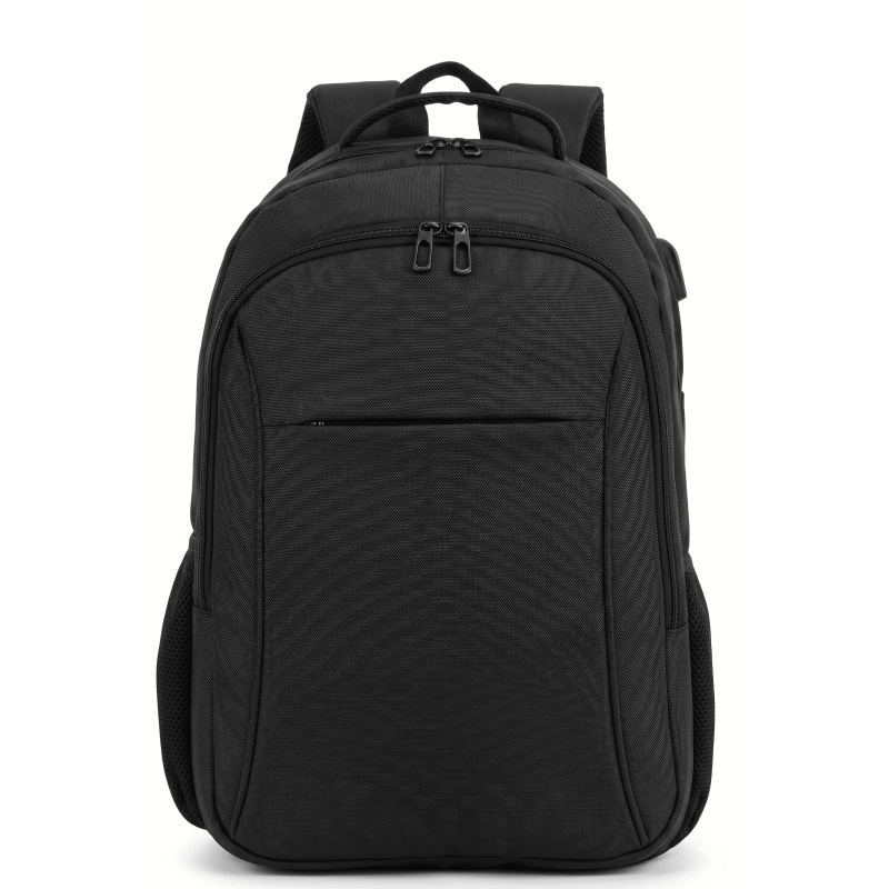 SAC A DOS  16.1" +PORT USB -SWISS-BLACK