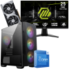 Setup Gamer Special Pc de Bureau Gaming / i5-13600KF / RTX 5060 Ti 8G / 32 Go Avec Écran Gaming MSI MAG 24.5" Full HD IPS / 200 Hz
