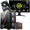 Setup Gamer Special Pc de Bureau Gaming / Ryzen 5 7600 / RTX 5060 8G / 32 Go Avec Écran Gaming MSI MAG 255F E20 24.5" Full HD IPS / 200 Hz