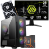 Setup Gamer Special Pc de Bureau Gaming / Ryzen 5 7600X / RTX 5060 8G / 32 Go Avec Écran Gaming MSI MAG 24.5" Full HD IPS / 200 Hz