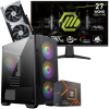 Setup Gamer Special Pc de Bureau Gaming / Ryzen 5 7500F / RTX 5060 Ti 8G / 32 Go Avec Écran Gaming MSI MAG 27" WQHD IPS / 180 Hz