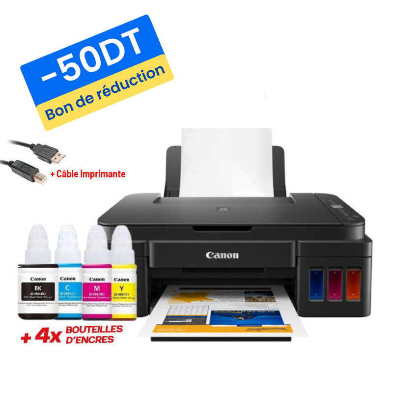 Imprimante Multifonction réservoir intégré CANON PIXMA G-2410 Couleur USB 3en1