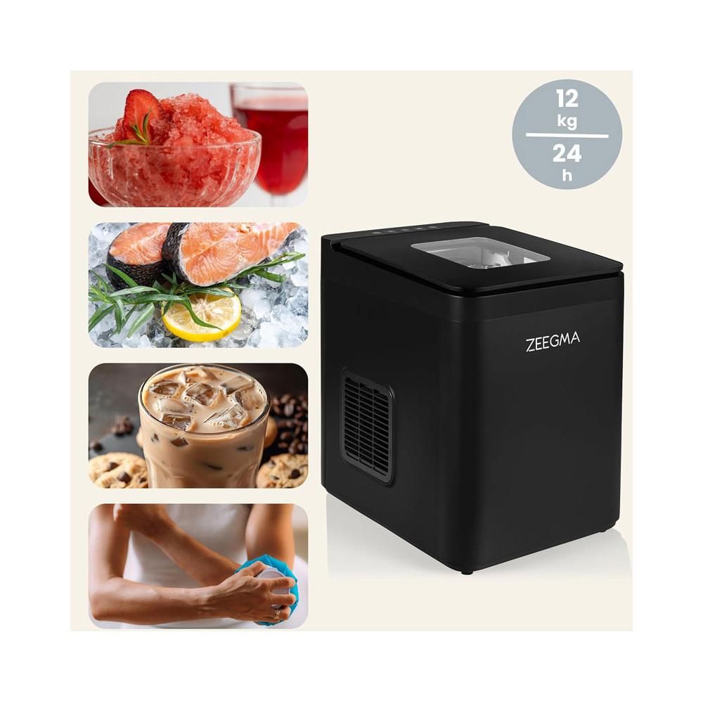 Machine à Glaçons ZEEGMA FROSTIQ 1.5 Litres / Noir