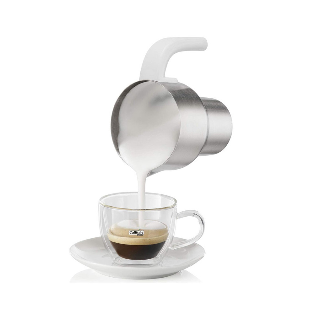 Mousseur à Lait CAFFITALY 250ml / Blanc / F04MK