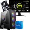 Setup Gamer Special Pc de Bureau Gaming / i5-11400F / RTX 5060 8G / 16 Go Avec Écran Gaming MSI MAG 24.5" Full HD IPS / 200 Hz