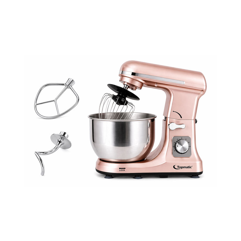 Robot Pétrin TOPMATIC 5 Litres / 1400W / ROSE GOLD