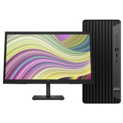 Pc de bureau HP Pro 400 G9 / I7-14700 / 24 Go / 512 Go SSD / DVD / Avec Ecran HP P22v G5 21.5" Full HD