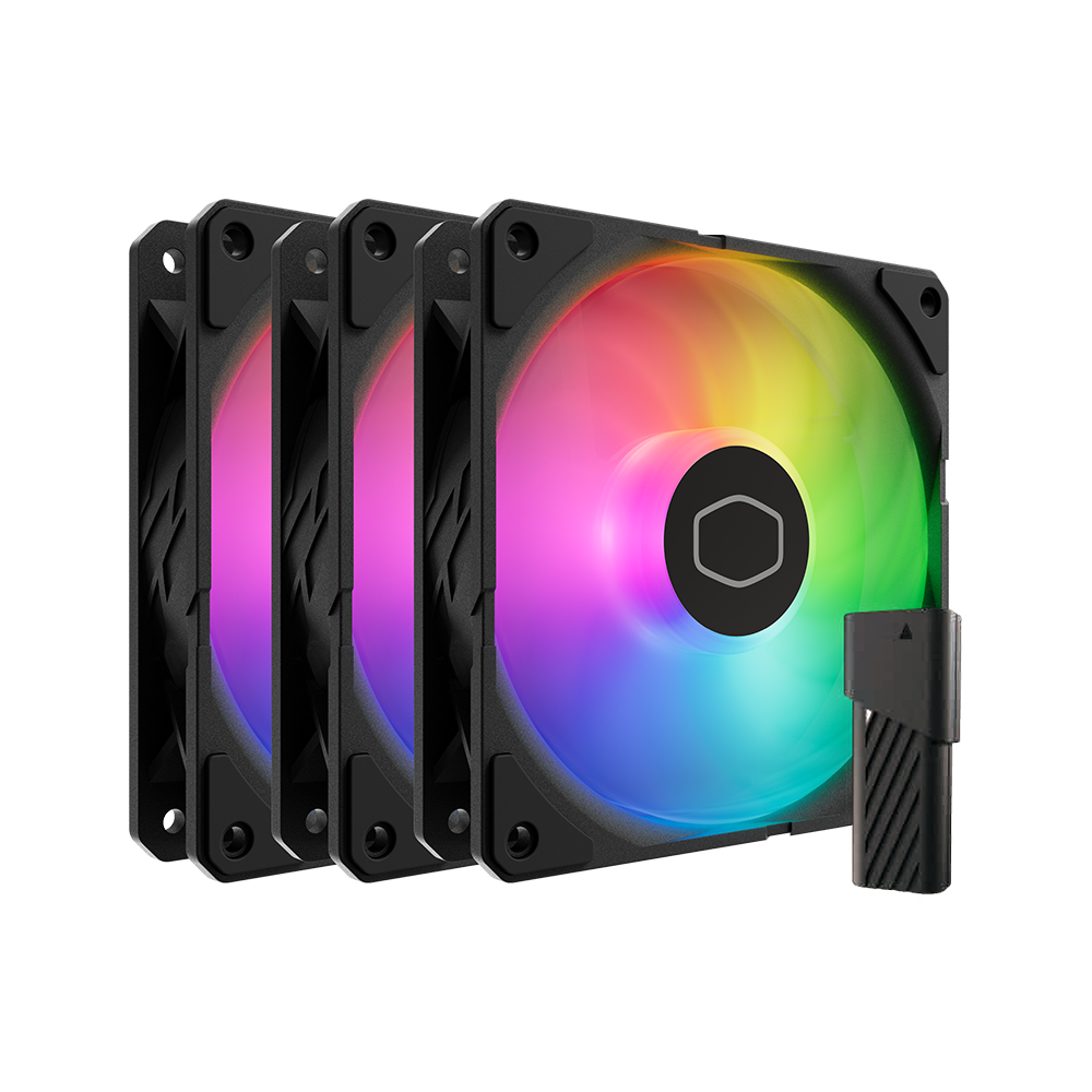 Ventilateur Cooler Master SickleFlow Edge 120 ARGB 3en1 / Noir