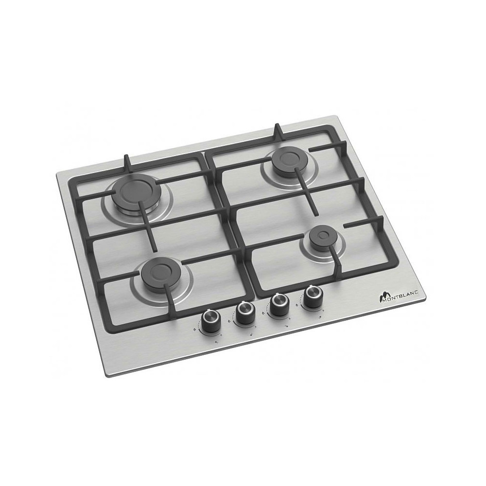 Plaque de Cuisson Encastrable MONTBLANC 4 Feux / 60 cm / Inox