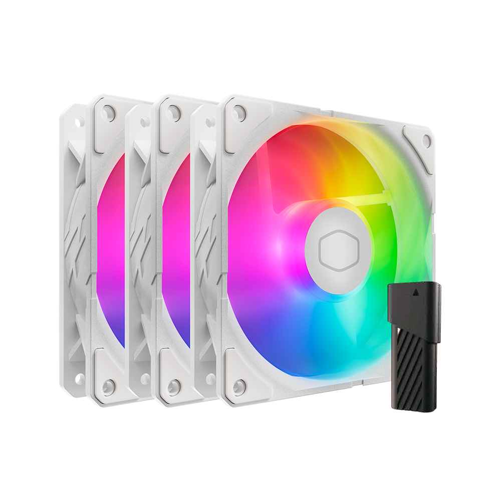 Ventilateur Cooler Master SickleFlow Edge 120 ARGB 3en1 / White