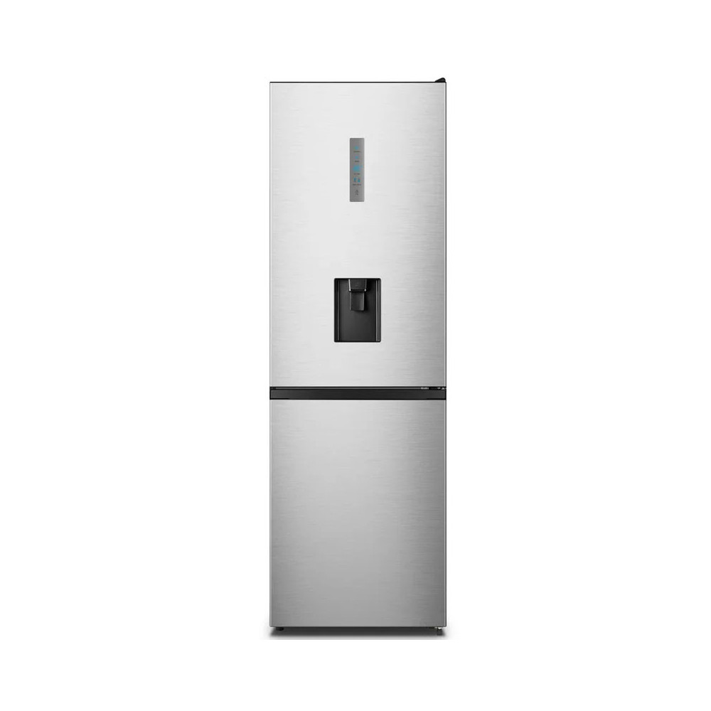 Réfrigérateur HISENSE No Frost Combiné 300 Litres / INOX avec Afficheur et Distributeur d'eau + Blender HISENSE GRATUIT