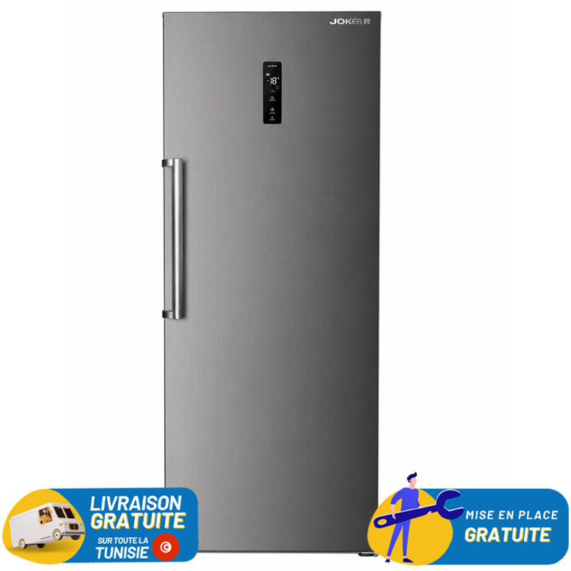 Congélateur JOKER VERTICAL INVERTER 400 Litres / INOX