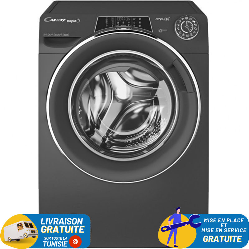 Machine à laver CANDY RAPIDO Inverter / 11 kg + Liquide Lessive ARIEL 3Litres