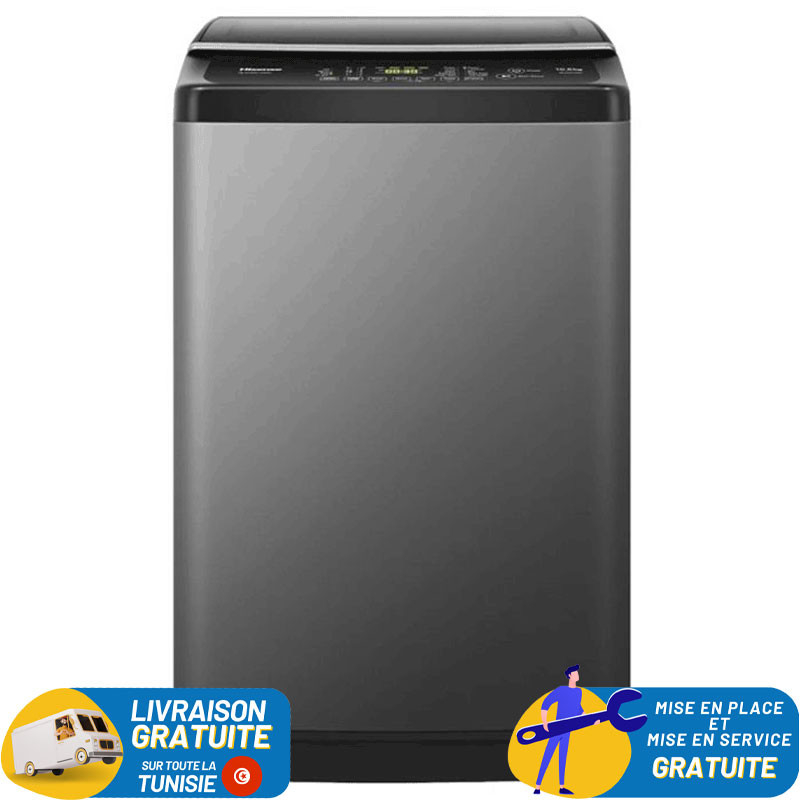 Lave linge Top HISENSE WTJA1402T 14kg / Silver