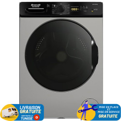 Machine à Laver BRANDT 12Kg INVERTER / Silver