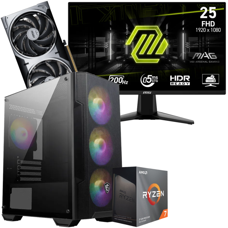 Ryzen 7 5700 / RTX 5070 12G / 32 Go