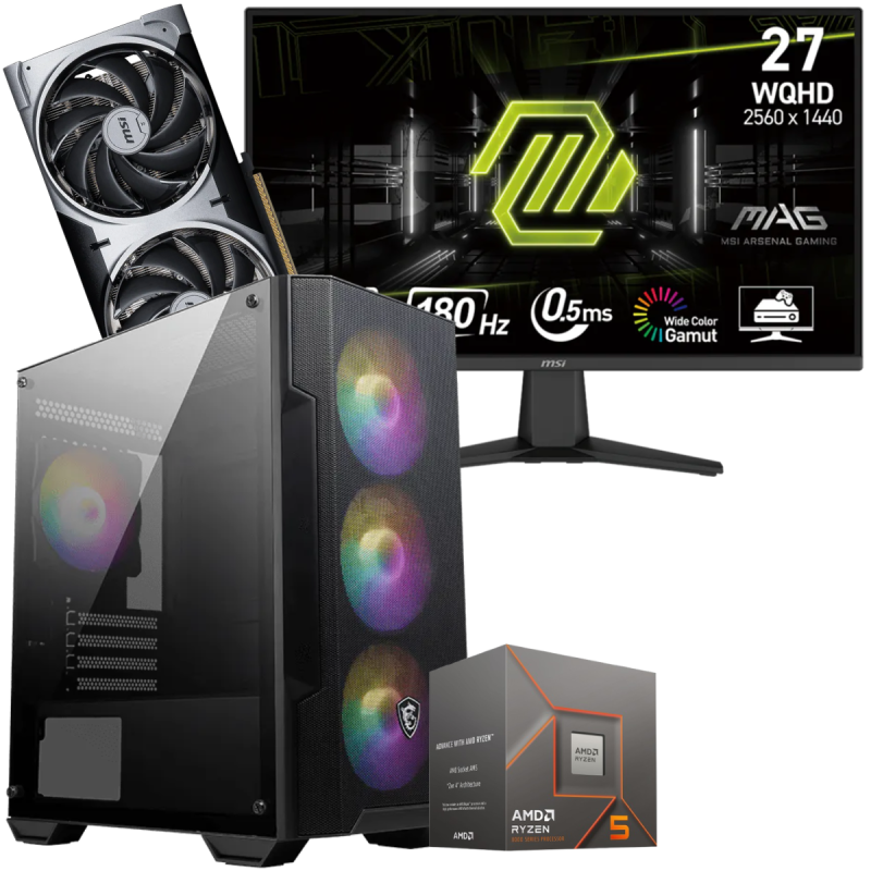 Ryzen 5 8400F / RTX 5070 12G / 32 Go